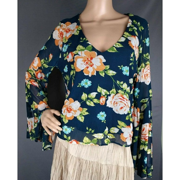 Cloud Nine Blooms Floral Top